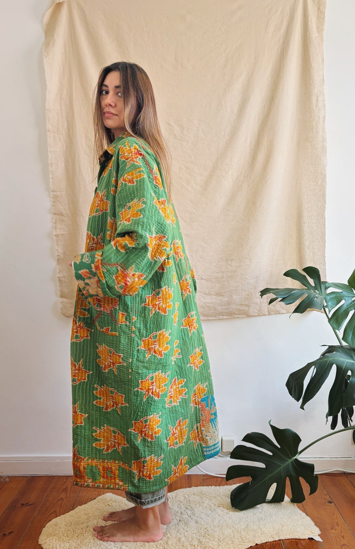 Heirloom Kantha Hand Quilted Jacket I