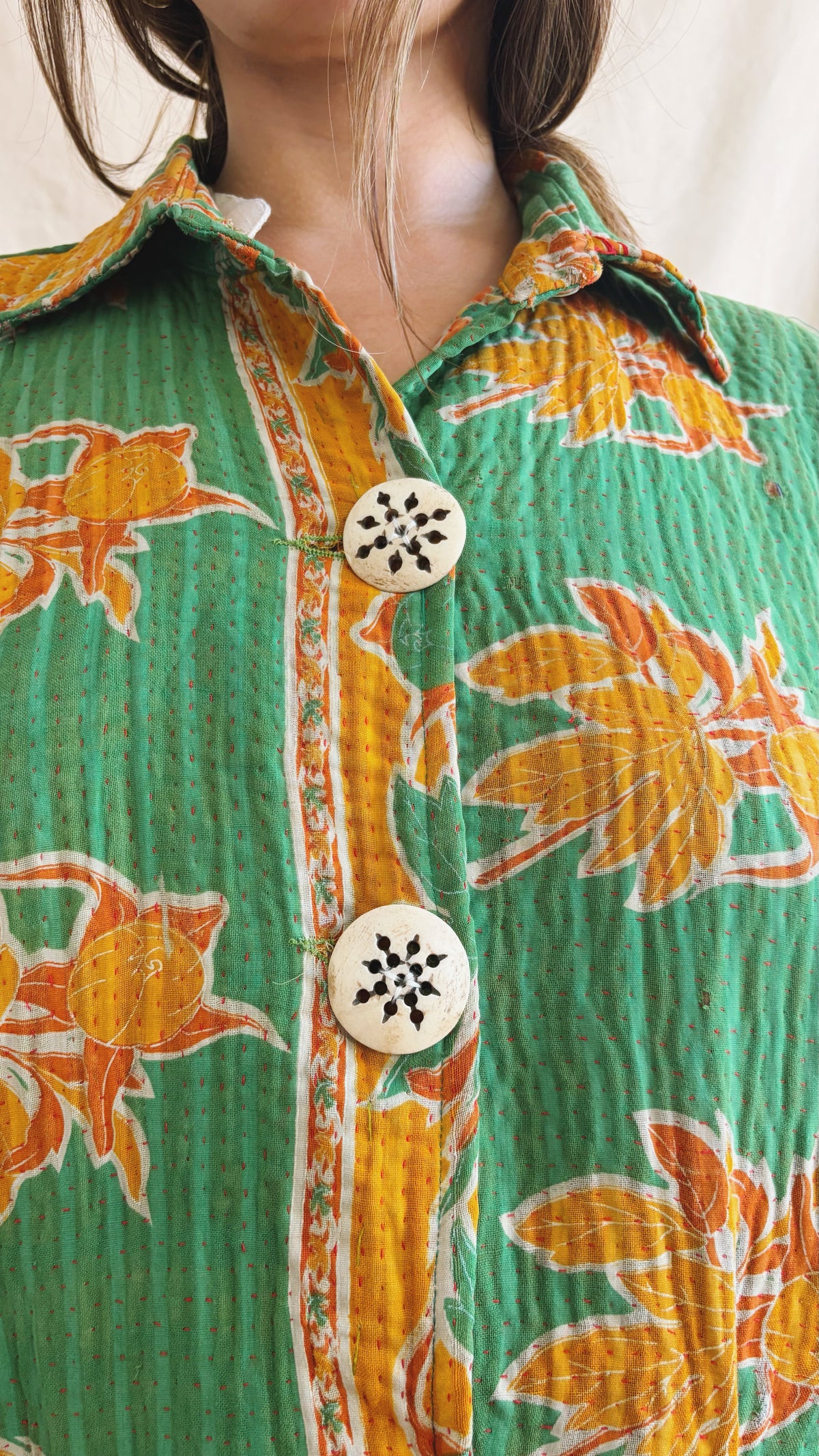Heirloom Kantha Hand Quilted Jacket I