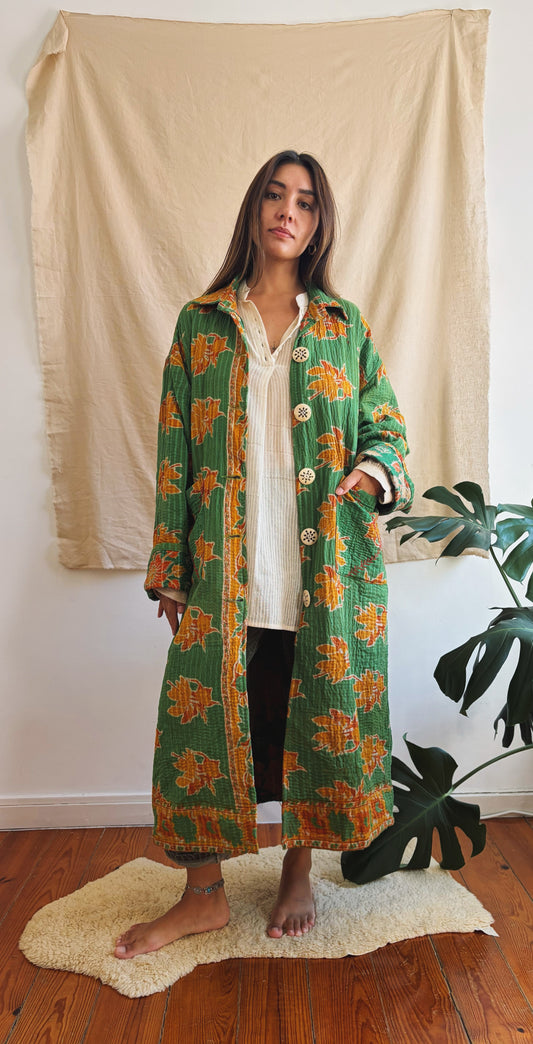 Heirloom Kantha Hand Quilted Jacket I